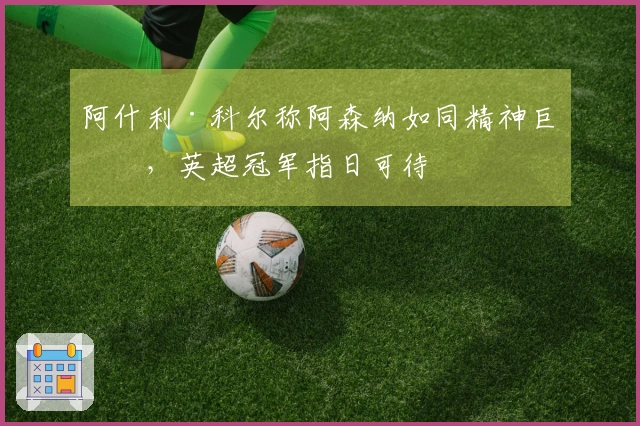 阿什利·科尔称阿森纳如同精神巨兽，英超冠军指日可待